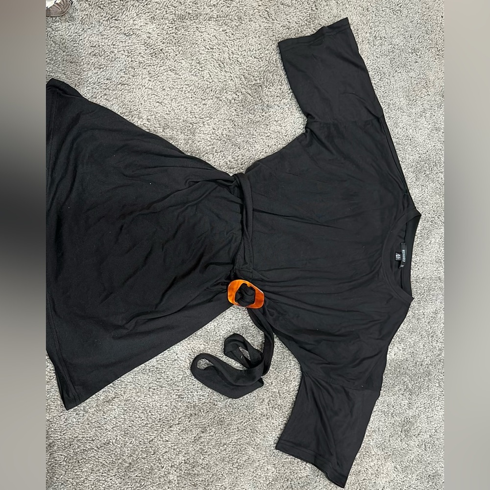 Misguided belted dress